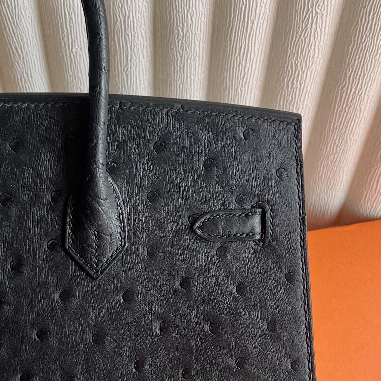 馬來西亞愛馬仕鉑金包25寸專櫃有賣嗎 Hermes Birkin 25 Sellier Ostrich Noir黑色金色五金