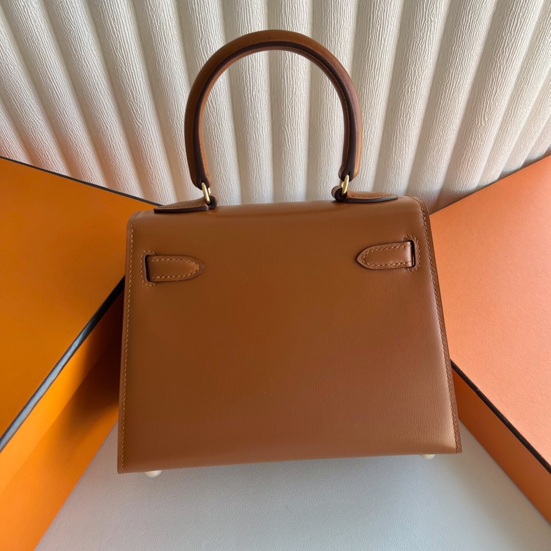 澳大利亞愛馬仕凱莉包包圖片及價格 Hermes Kelly Sellier 20 大耳朵Box Caramel 焦糖色