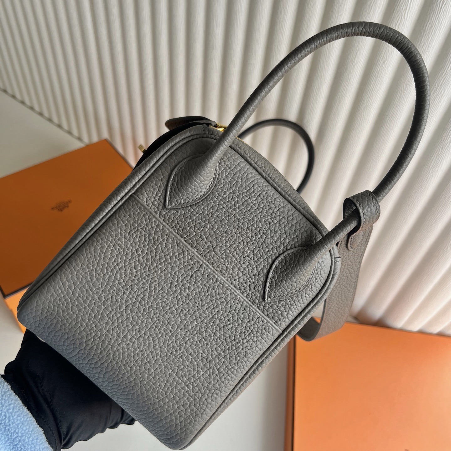 愛馬仕琳迪包26越南價格多少Hermes Lindy 26 Clemence 8F Etain錫器灰
