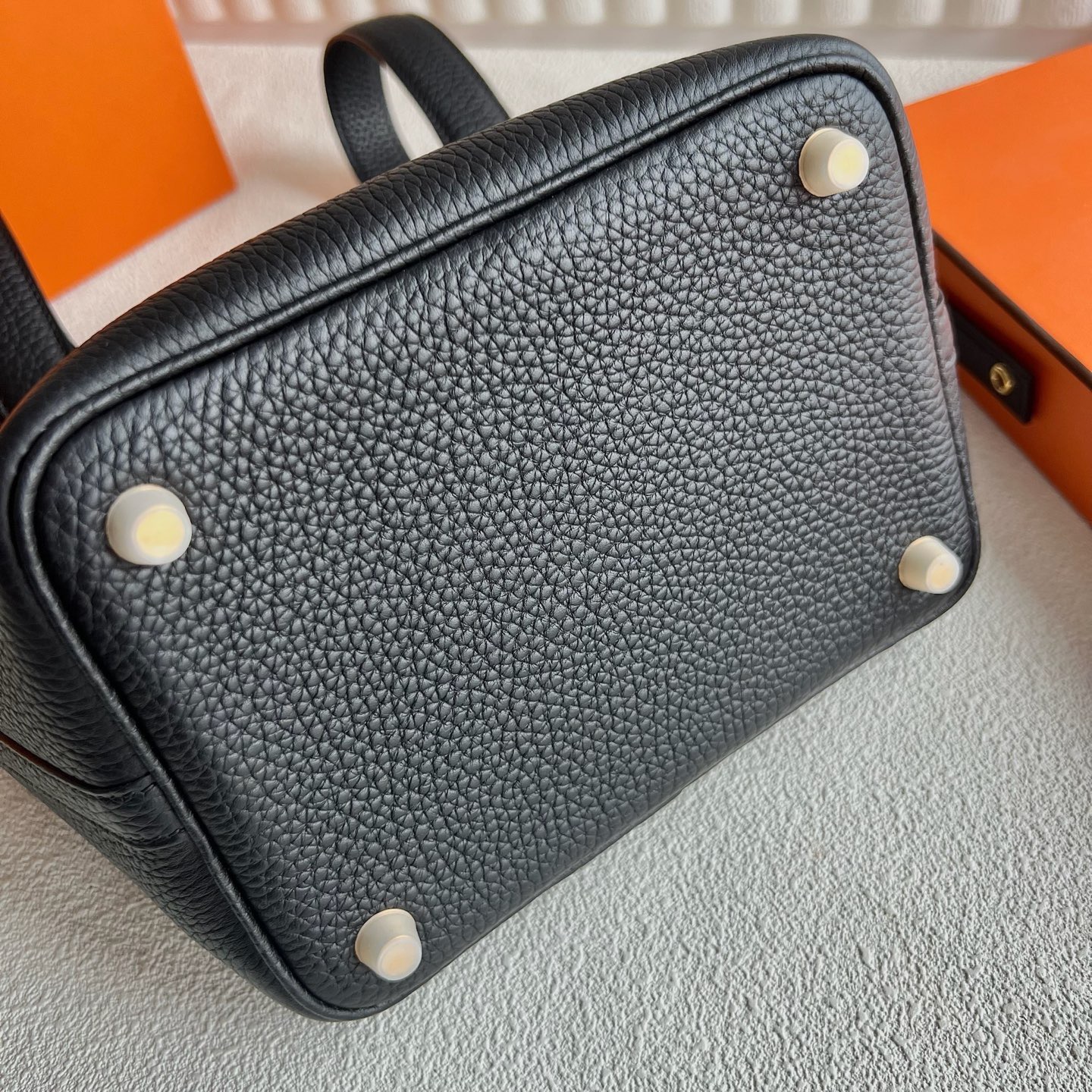 馬來西亞愛馬仕菜籃子圖片 Hermes Picotin Lock 18 Clemence Noir Stamp: W