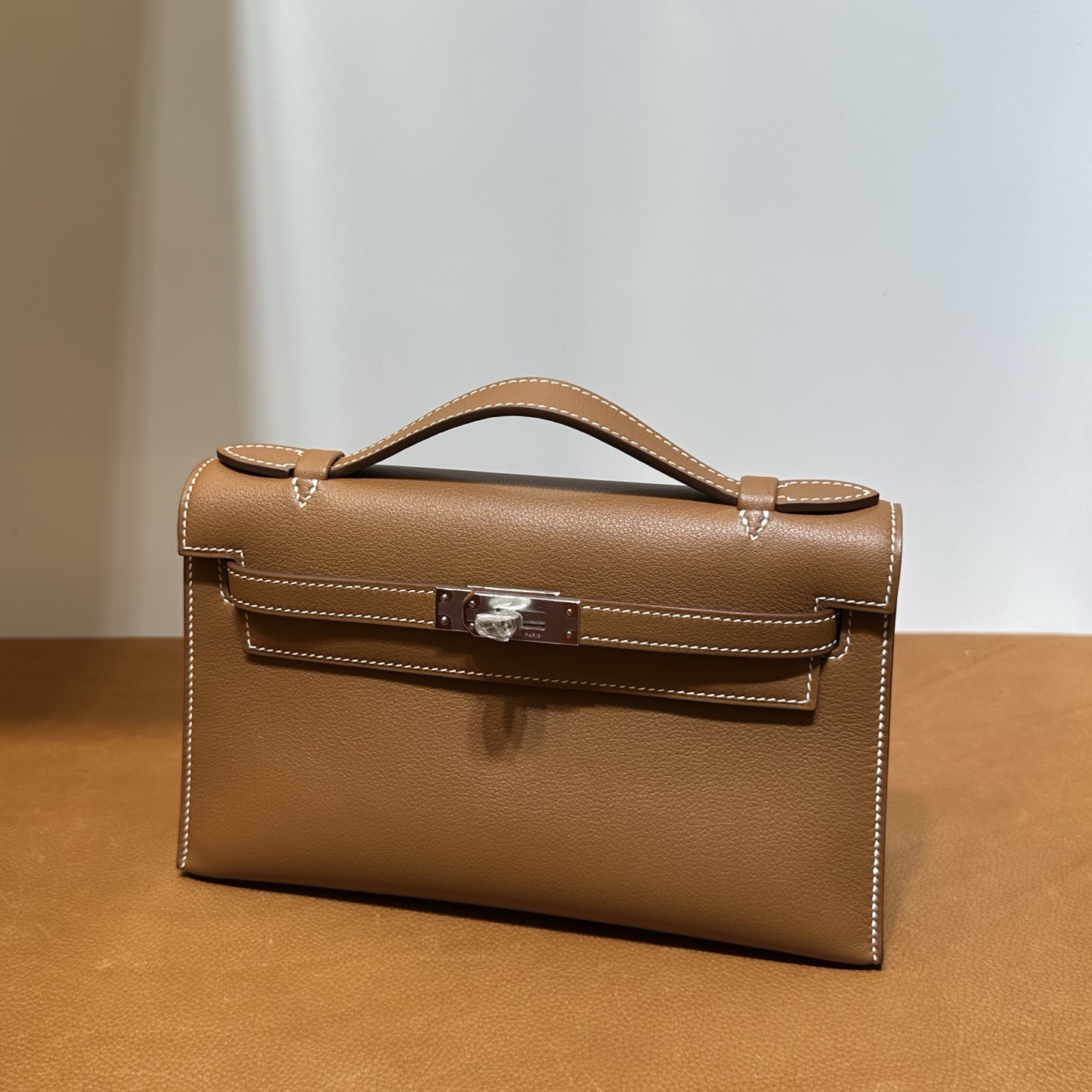 馬來西亞吉隆玻愛馬仕迷你凱莉圖片 Hermes Mini Kelly Pochette Swift Gold 金棕色