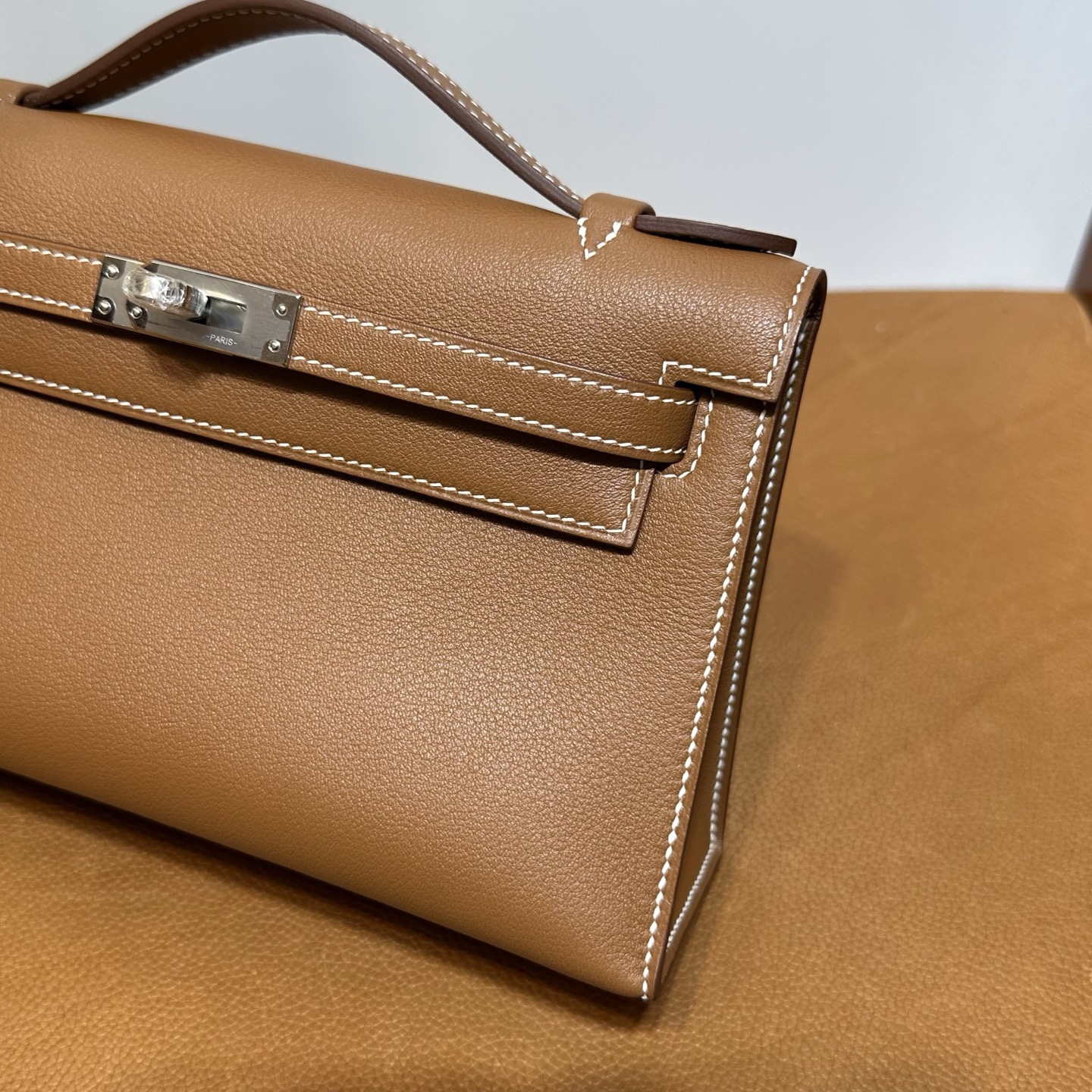 馬來西亞吉隆玻愛馬仕迷你凱莉圖片 Hermes Mini Kelly Pochette Swift Gold 金棕色