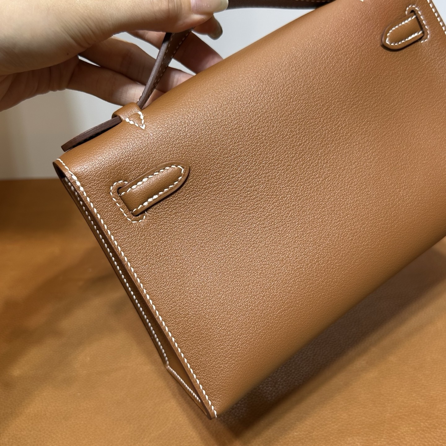 馬來西亞吉隆玻愛馬仕迷你凱莉圖片 Hermes Mini Kelly Pochette Swift Gold 金棕色