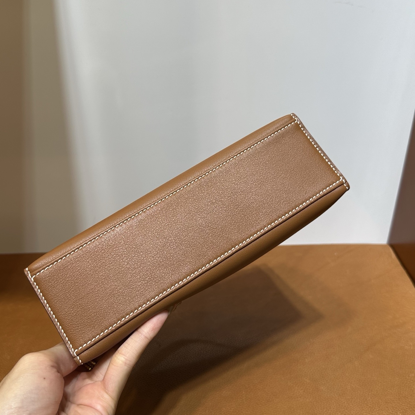 馬來西亞吉隆玻愛馬仕迷你凱莉圖片 Hermes Mini Kelly Pochette Swift Gold 金棕色