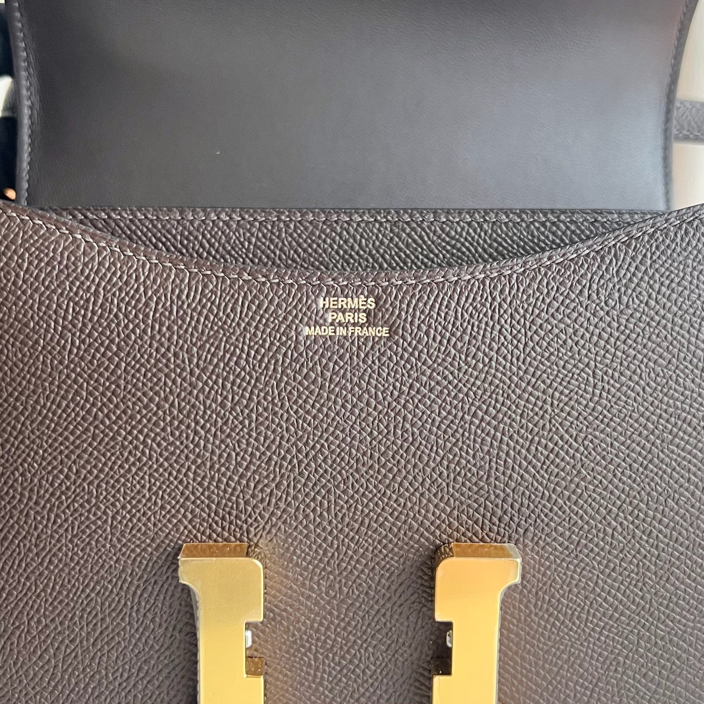 愛馬仕康康的刻印在哪 Hermes Constance 18 Epsom Chocolate巧克力 金色五金-Qatar Kuwait Hermes Birkin Kelly Lindy bag 愛馬仕康康的刻印在哪 Hermes Constance 18 Epsom Chocolate巧克力 金色五金