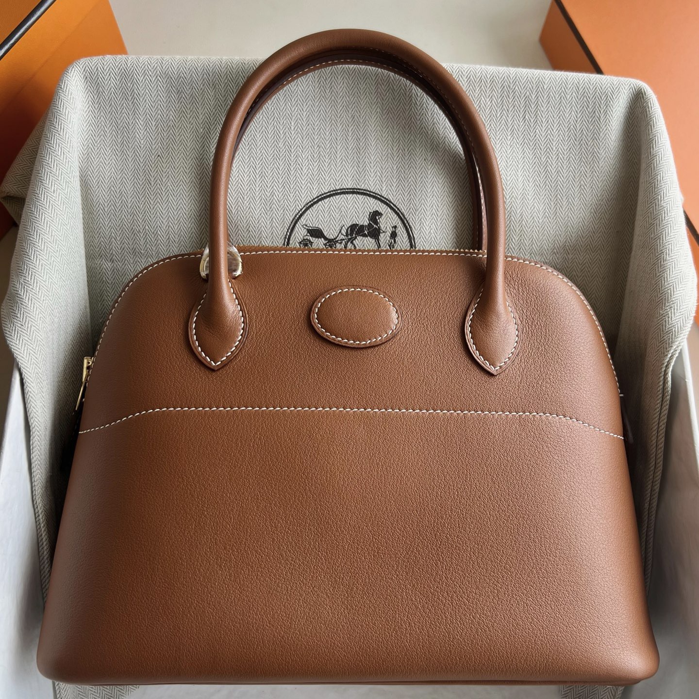 香港愛馬仕保齡球包27價格Hermes Bolide 27 Swift Gold金棕色金色五金