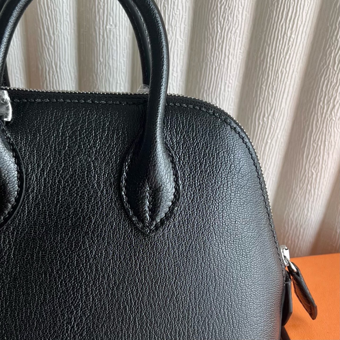 愛馬仕保齡球mini馬來西亞吉隆玻專賣店價格 Hermes Mini Bolide Chever Noir 黑色