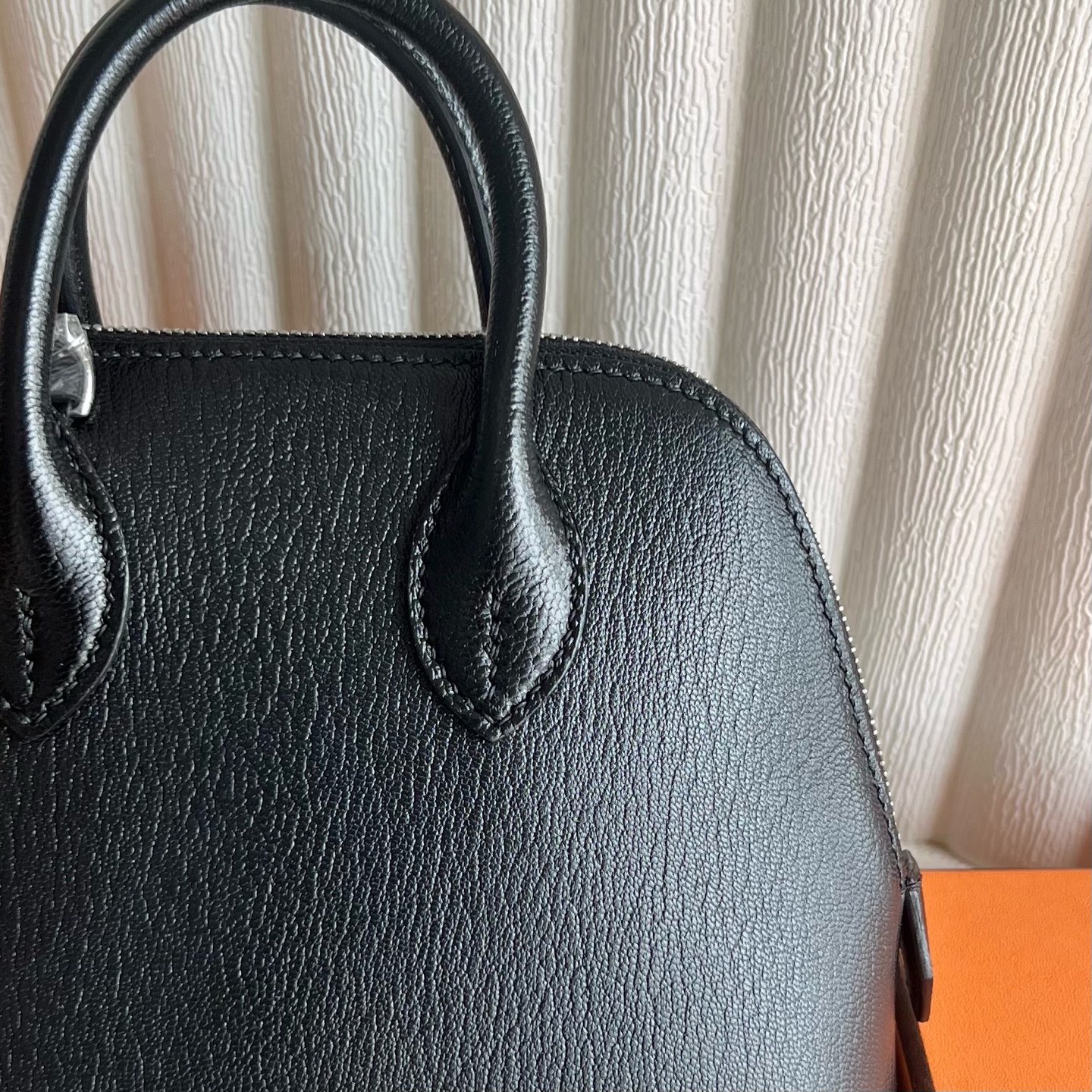 愛馬仕保齡球mini馬來西亞吉隆玻專賣店價格 Hermes Mini Bolide Chever Noir 黑色