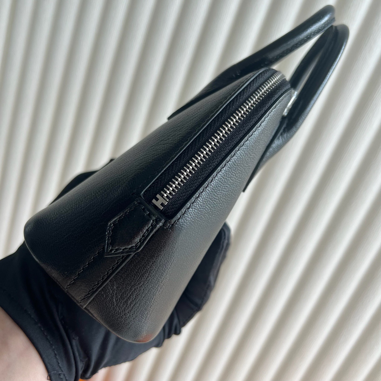 愛馬仕保齡球mini馬來西亞吉隆玻專賣店價格 Hermes Mini Bolide Chever Noir 黑色