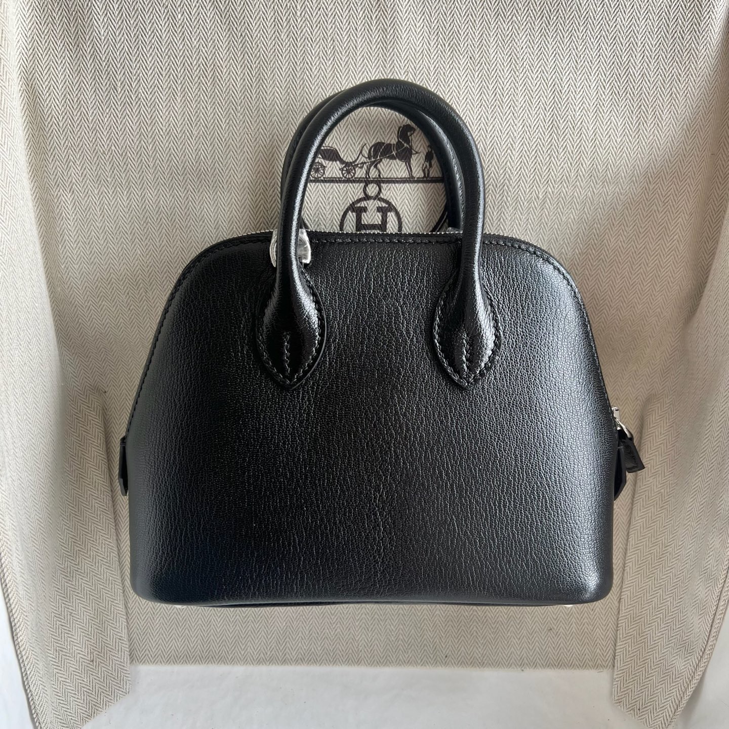 愛馬仕保齡球mini馬來西亞吉隆玻專賣店價格 Hermes Mini Bolide Chever Noir 黑色