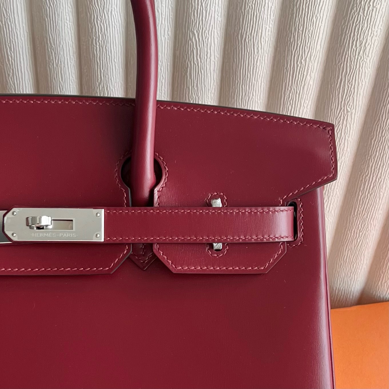 馬來西亞吉隆玻愛馬仕鉑金包30多少錢 Hermes Birkin 30 Box CK55 Rouge H愛馬仕紅