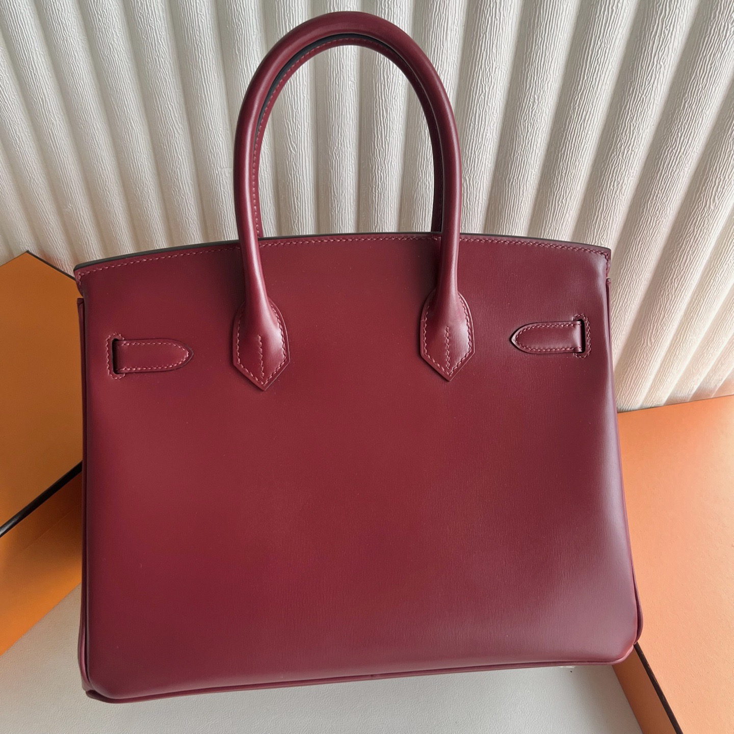 馬來西亞吉隆玻愛馬仕鉑金包30多少錢 Hermes Birkin 30 Box CK55 Rouge H愛馬仕紅