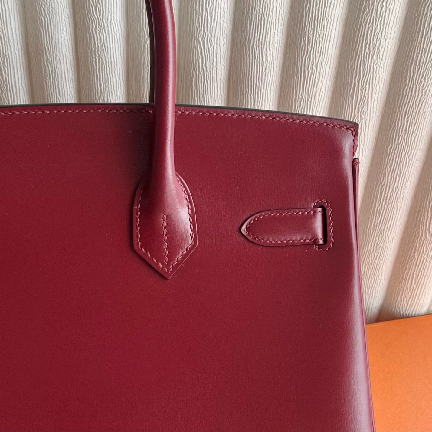馬來西亞吉隆玻愛馬仕鉑金包30多少錢 Hermes Birkin 30 Box CK55 Rouge H愛馬仕紅