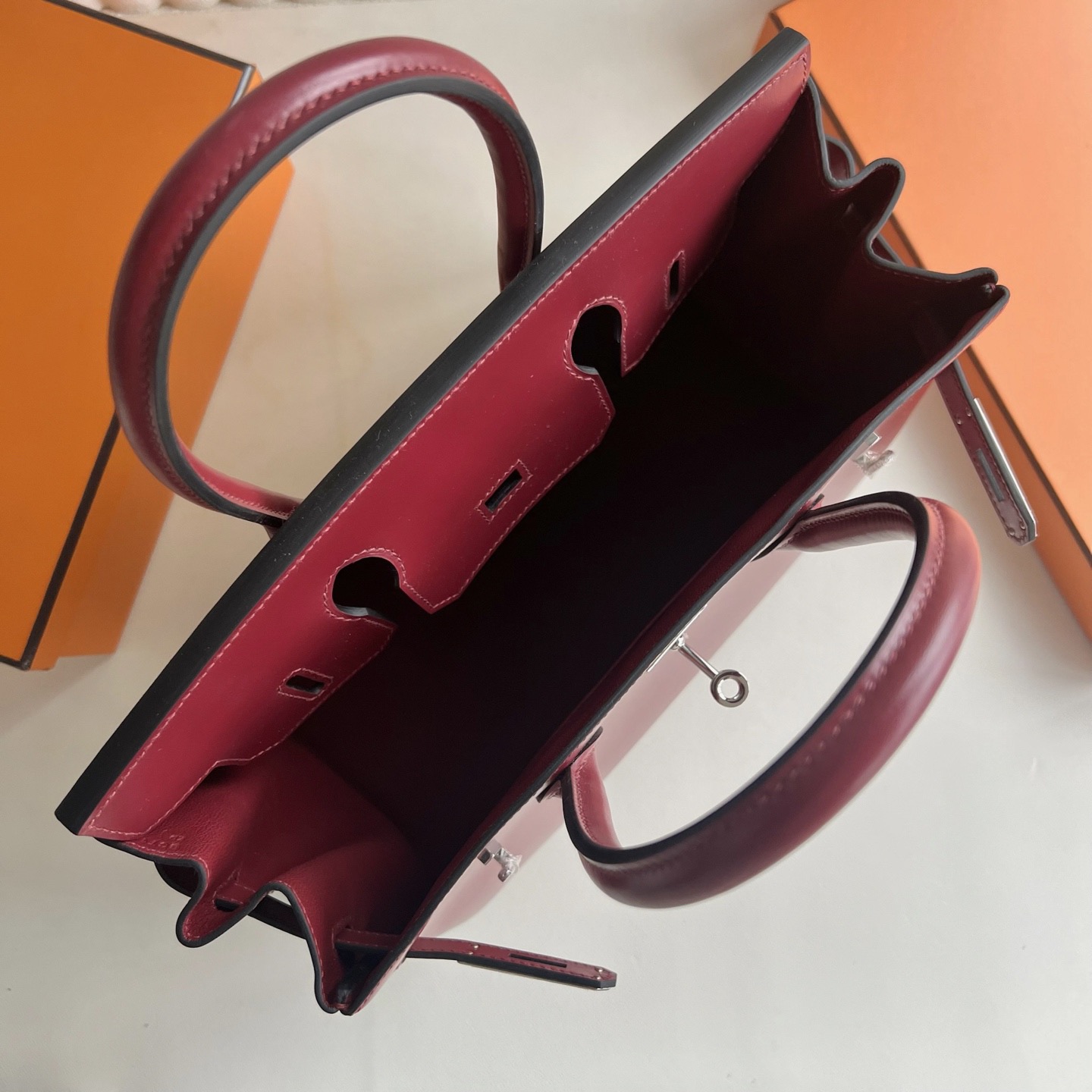 馬來西亞吉隆玻愛馬仕鉑金包30多少錢 Hermes Birkin 30 Box CK55 Rouge H愛馬仕紅