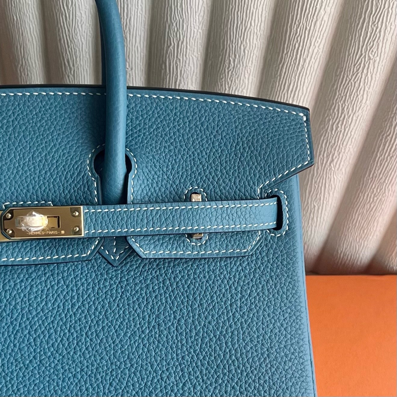 馬來西亞愛馬仕鉑金包25價格多少錢Hermes Birkin 25 Togo D2 Bleu Jeans 新牛仔藍