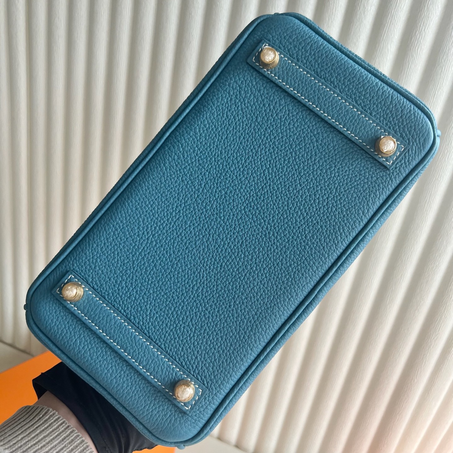 馬來西亞愛馬仕鉑金包25價格多少錢Hermes Birkin 25 Togo D2 Bleu Jeans 新牛仔藍