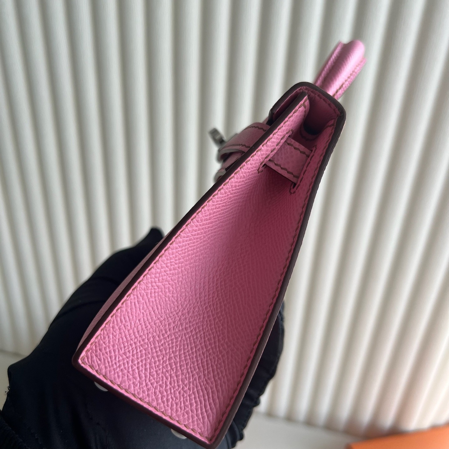 馬來西亞 愛馬仕凱莉包官方價格多少Hermes Kelly Mini Sellier Epsom 5P Bubblegum Pink櫻花粉