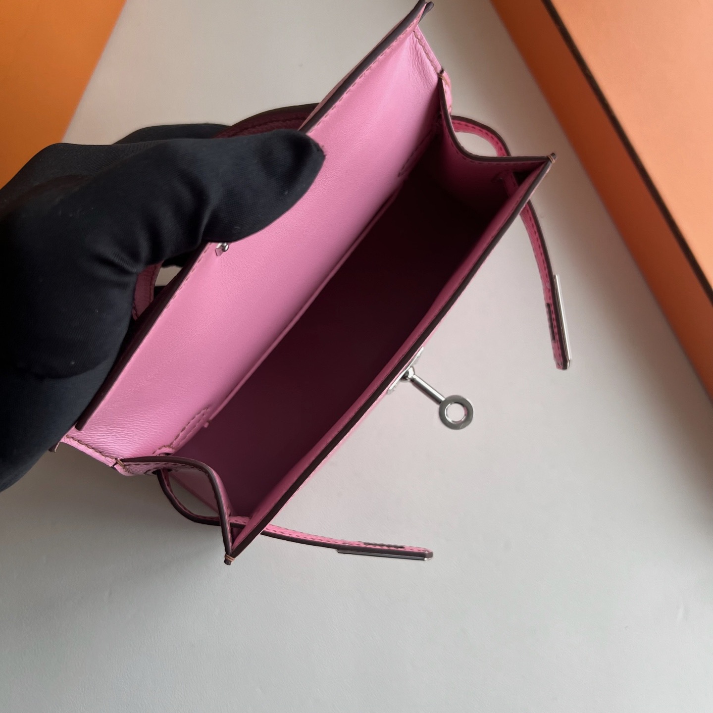 馬來西亞 愛馬仕凱莉包官方價格多少Hermes Kelly Mini Sellier Epsom 5P Bubblegum Pink櫻花粉