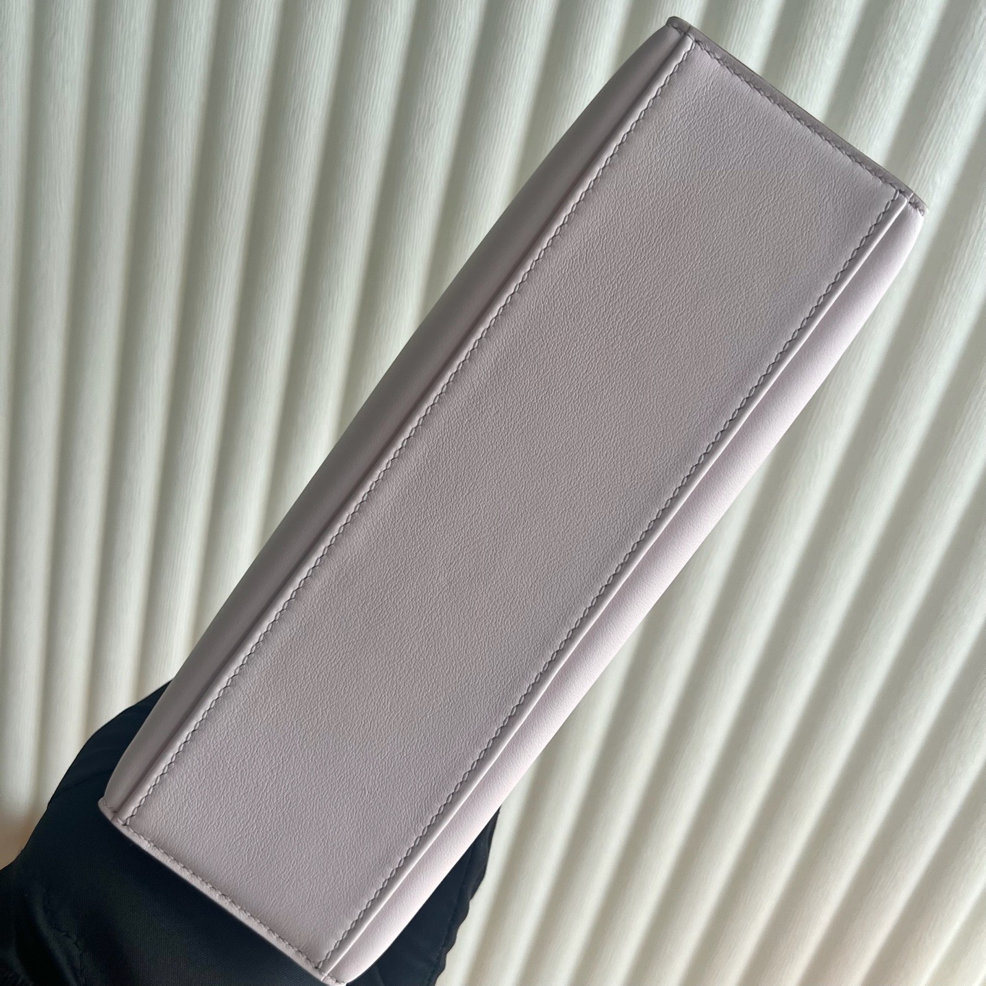 愛馬仕經典款女包澳大利亞價格 Hermes Mini Kelly Pochette Swift Mauve Pale 夢幻粉紫
