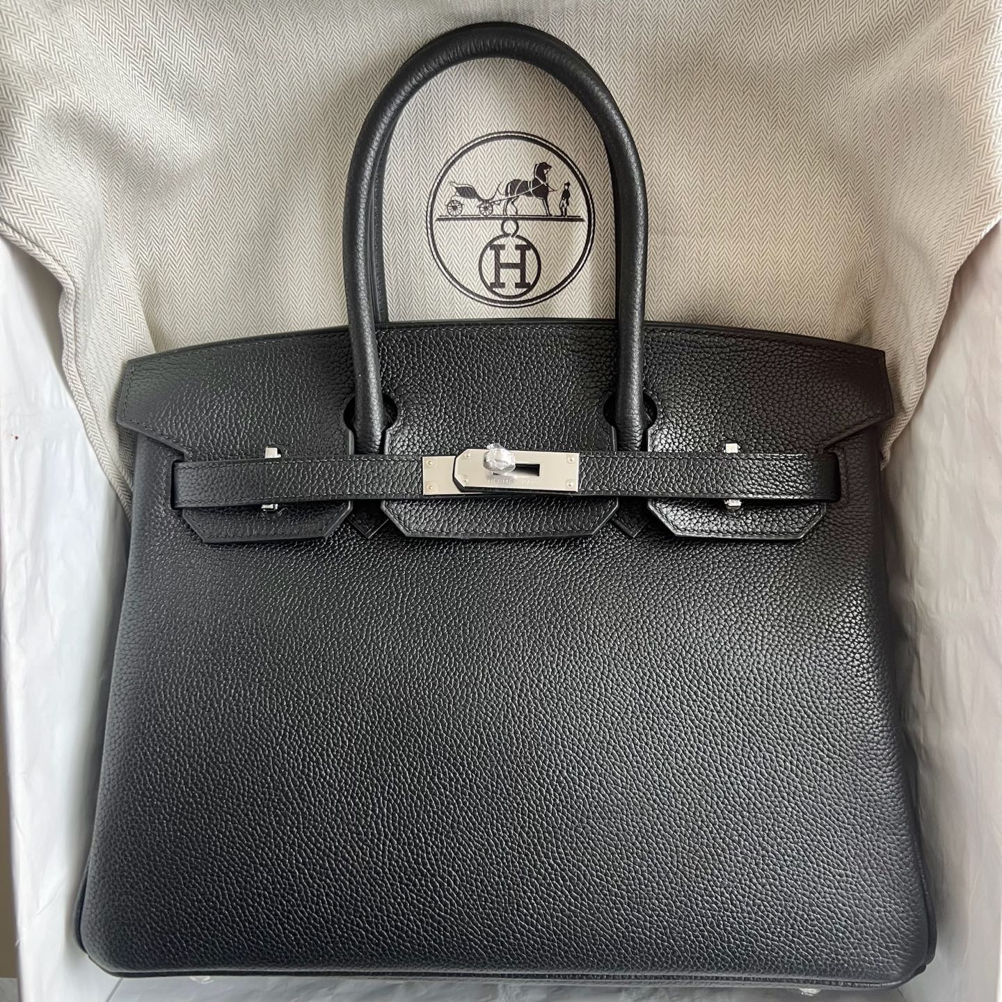 愛馬仕birkin 30包包吉隆玻價格一覽表Hermes Birkin 30 Barenia Noir黑色內拼Rouge Grenat石榴紅