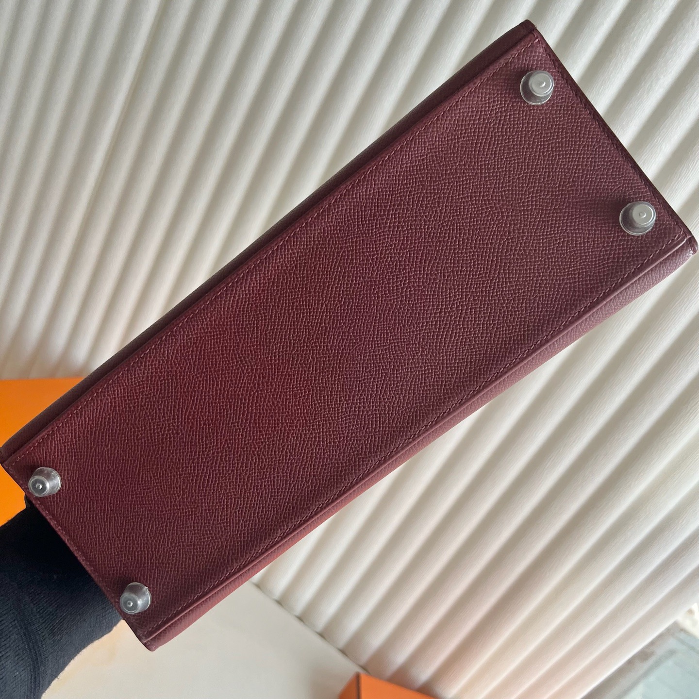 愛馬仕凱莉28寸包新加坡多少錢 Hermes Kelly Sellier 28 Epsom Rouge H愛馬仕紅