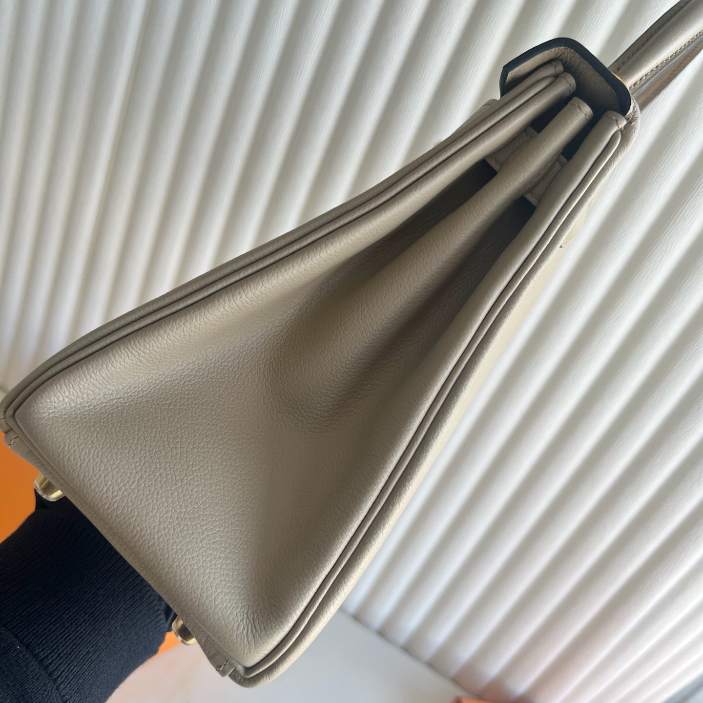 馬來西亞吉隆玻愛馬仕凱莉包28價格 Hermes Kelly Sellier 28 Evercolor S2 Trench風衣灰