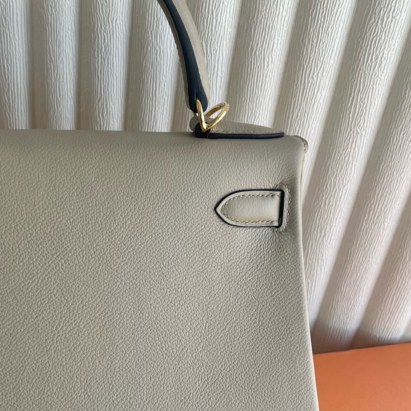 馬來西亞吉隆玻愛馬仕凱莉包28價格 Hermes Kelly Sellier 28 Evercolor S2 Trench風衣灰
