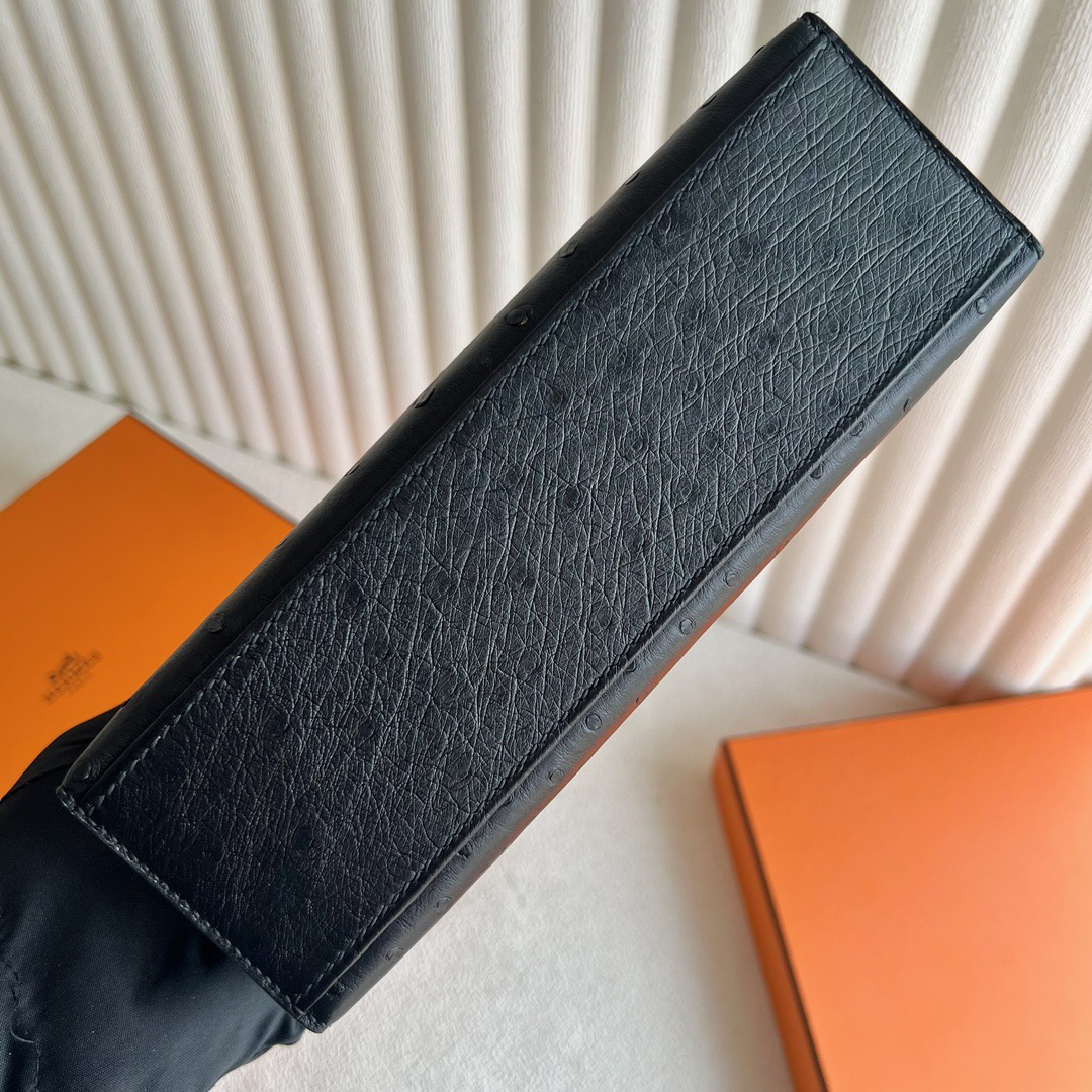愛馬仕經典女包馬來西亞吉隆玻價格 Hermes Kelly Pochette Ostrich Noir黑色