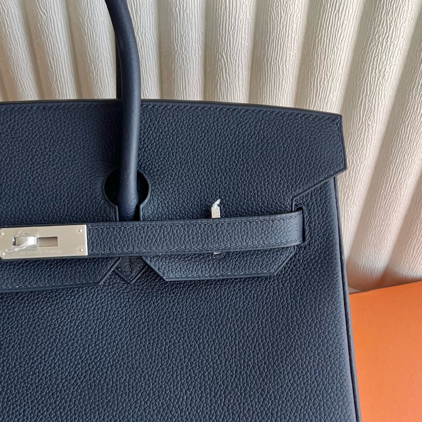 愛馬仕鉑金包35寸專櫃有賣嗎 Hermes Birkin 35 Togo 2Z Blue nuit午夜藍