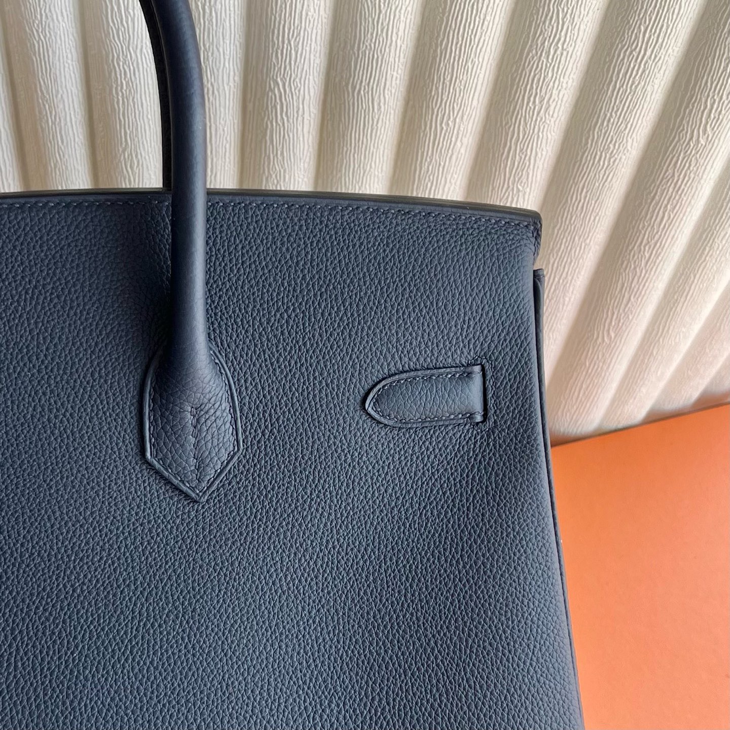 愛馬仕鉑金包35寸專櫃有賣嗎 Hermes Birkin 35 Togo 2Z Blue nuit午夜藍