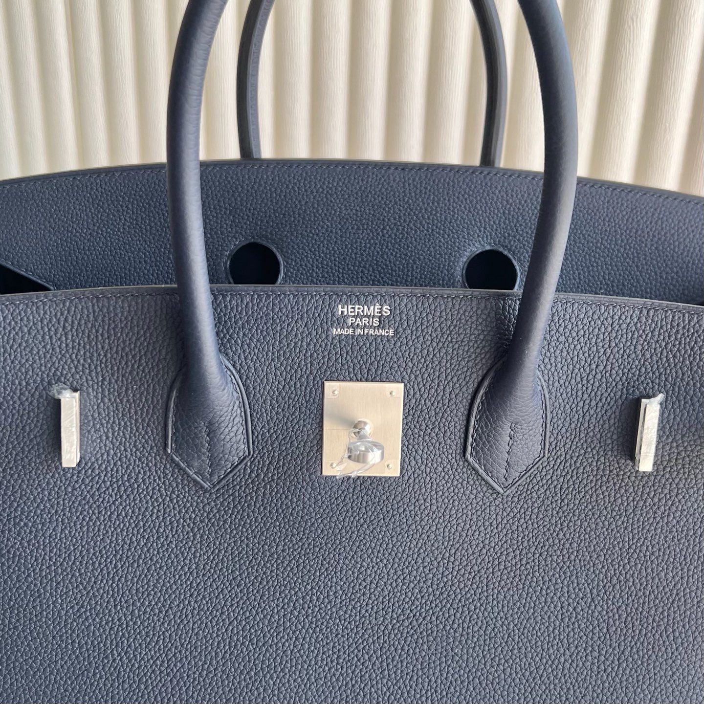 愛馬仕鉑金包35寸專櫃有賣嗎 Hermes Birkin 35 Togo 2Z Blue nuit午夜藍