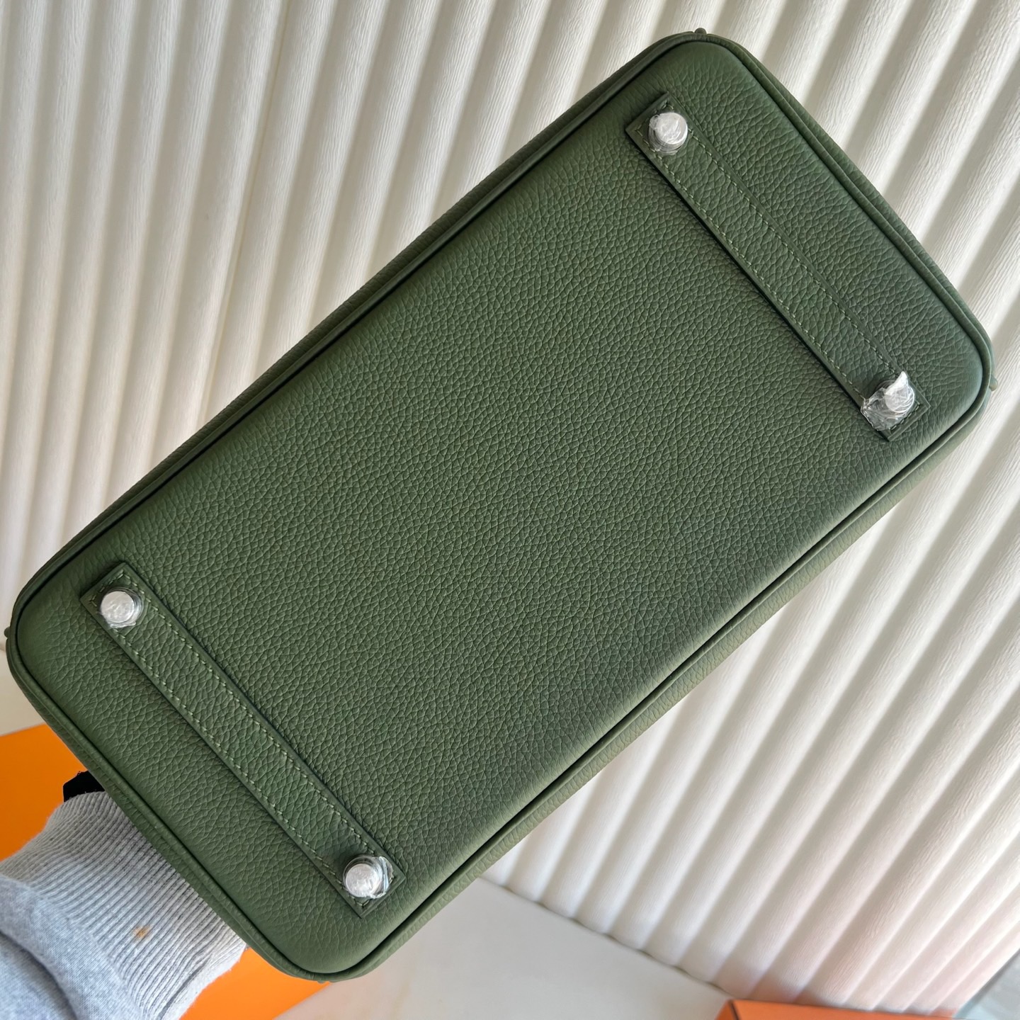愛馬仕鉑金包尺寸規格大全 Hermes Birkin 30 Togo V6 Canopee叢林綠 銀色五金