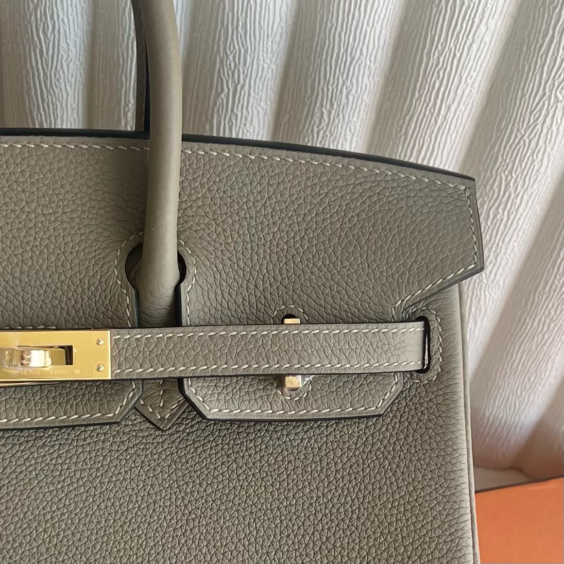 愛馬仕鉑金包尺寸規格表Hermes Birkin 25 Togo D0 Beige de weimer 威馬犬米色