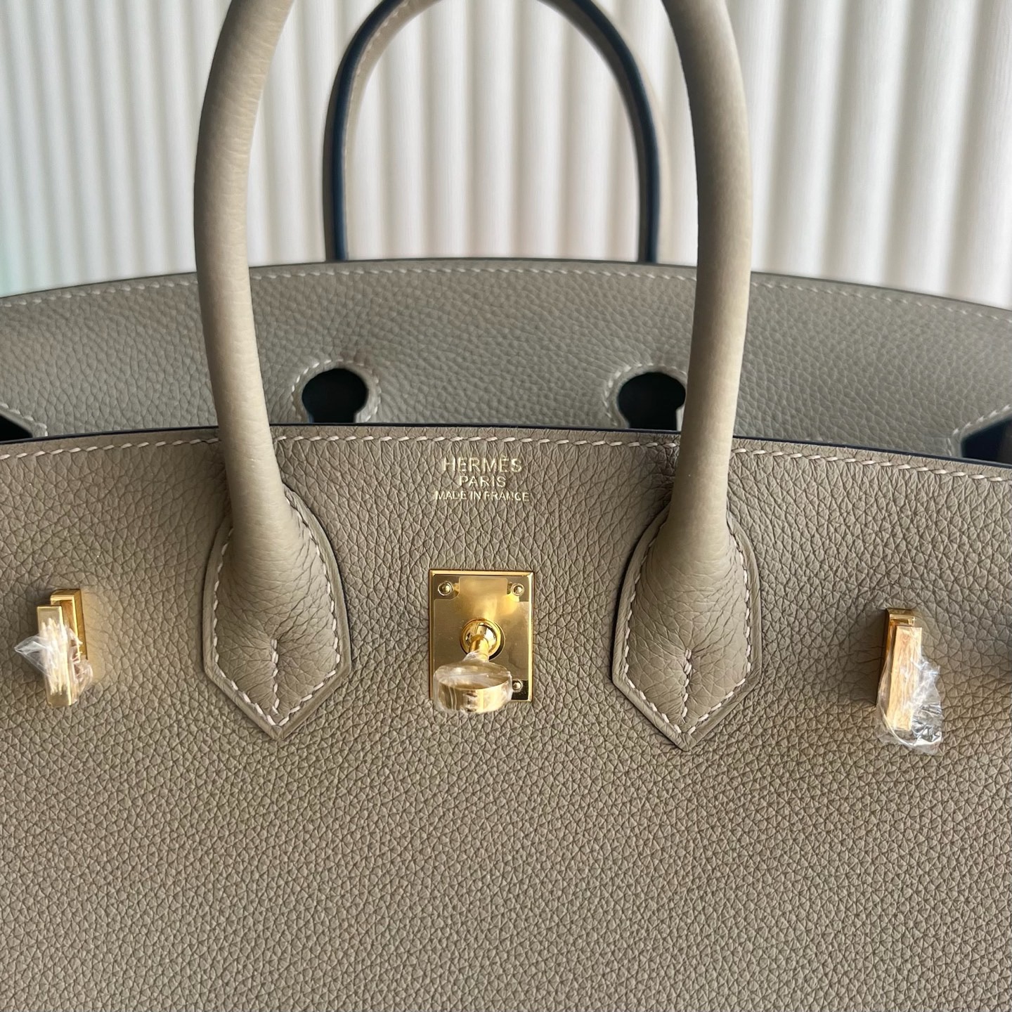 愛馬仕鉑金包尺寸規格表Hermes Birkin 25 Togo D0 Beige de weimer 威馬犬米色