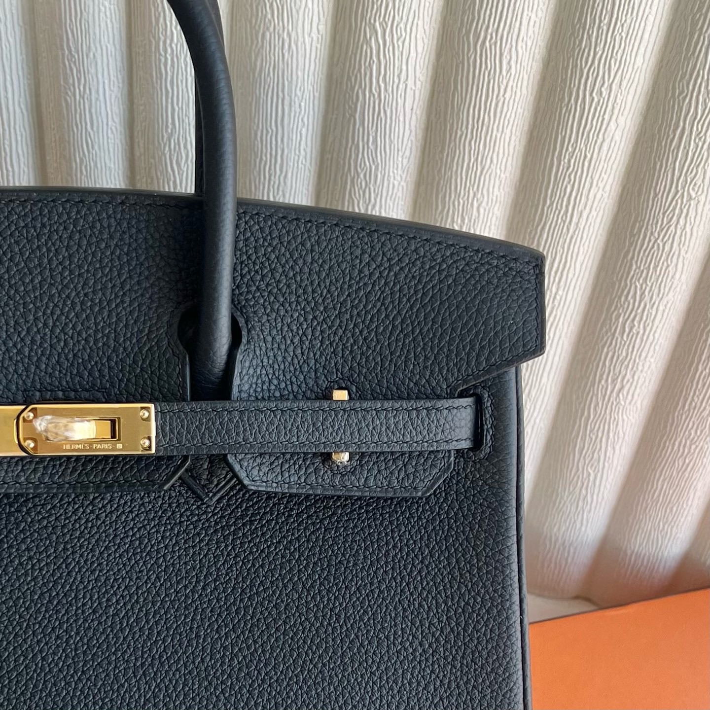 愛馬仕鉑金包25寸專櫃有賣嗎 Hermes Birkin 25 Togo 黑色Noir金色五金