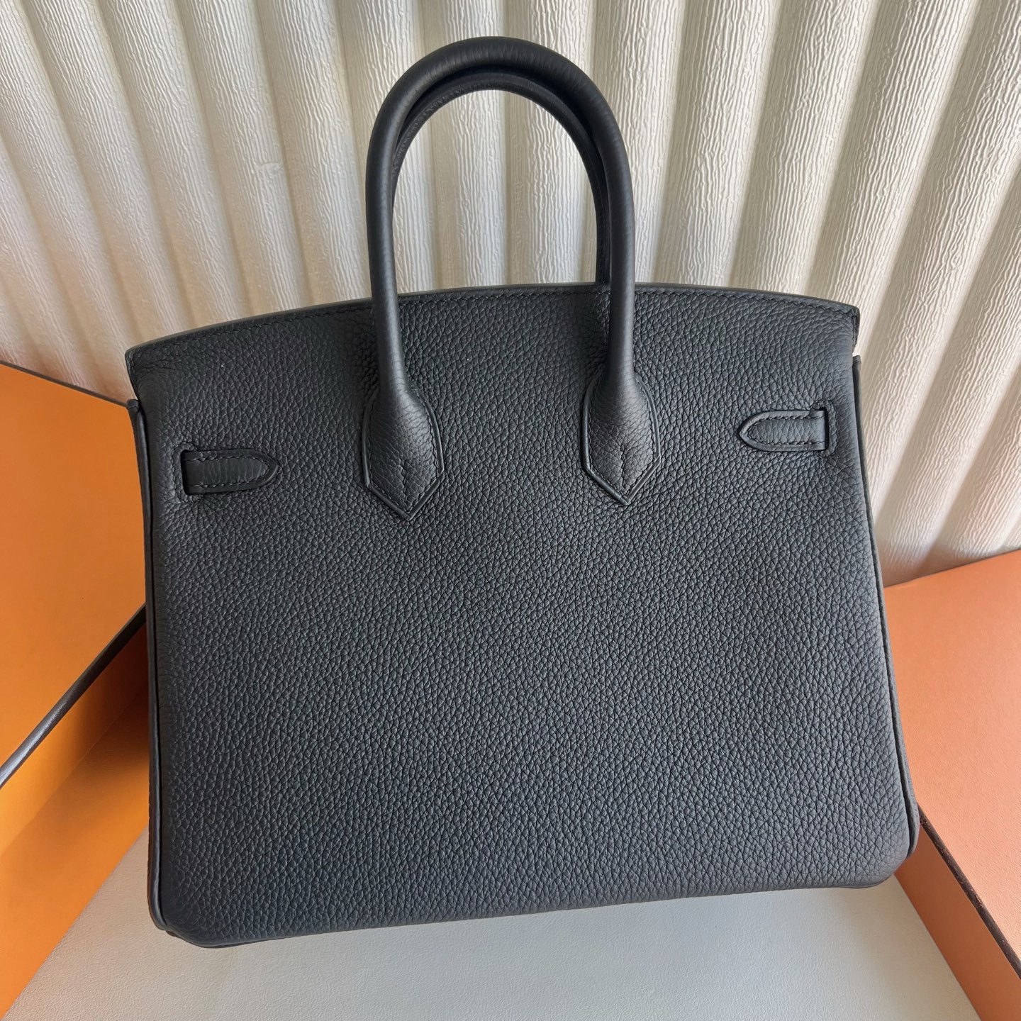 愛馬仕鉑金包25寸專櫃有賣嗎 Hermes Birkin 25 Togo 黑色Noir金色五金