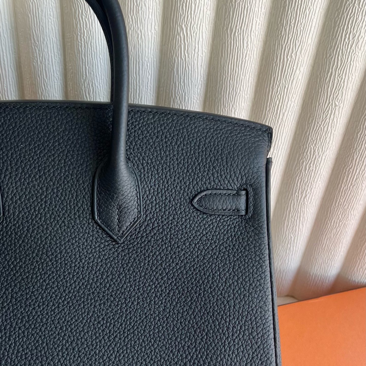 愛馬仕鉑金包25寸專櫃有賣嗎 Hermes Birkin 25 Togo 黑色Noir金色五金