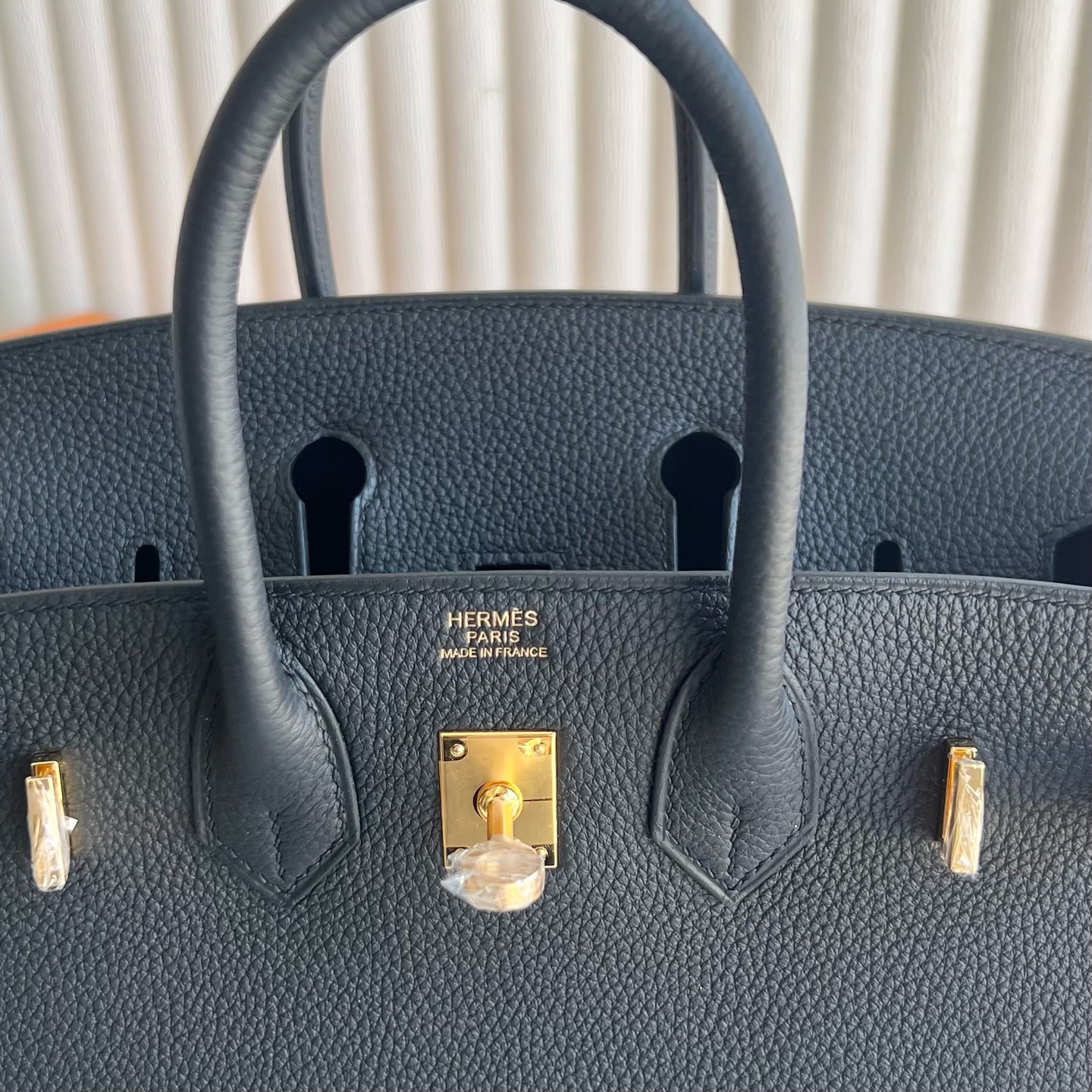 愛馬仕鉑金包25寸專櫃有賣嗎 Hermes Birkin 25 Togo 黑色Noir金色五金