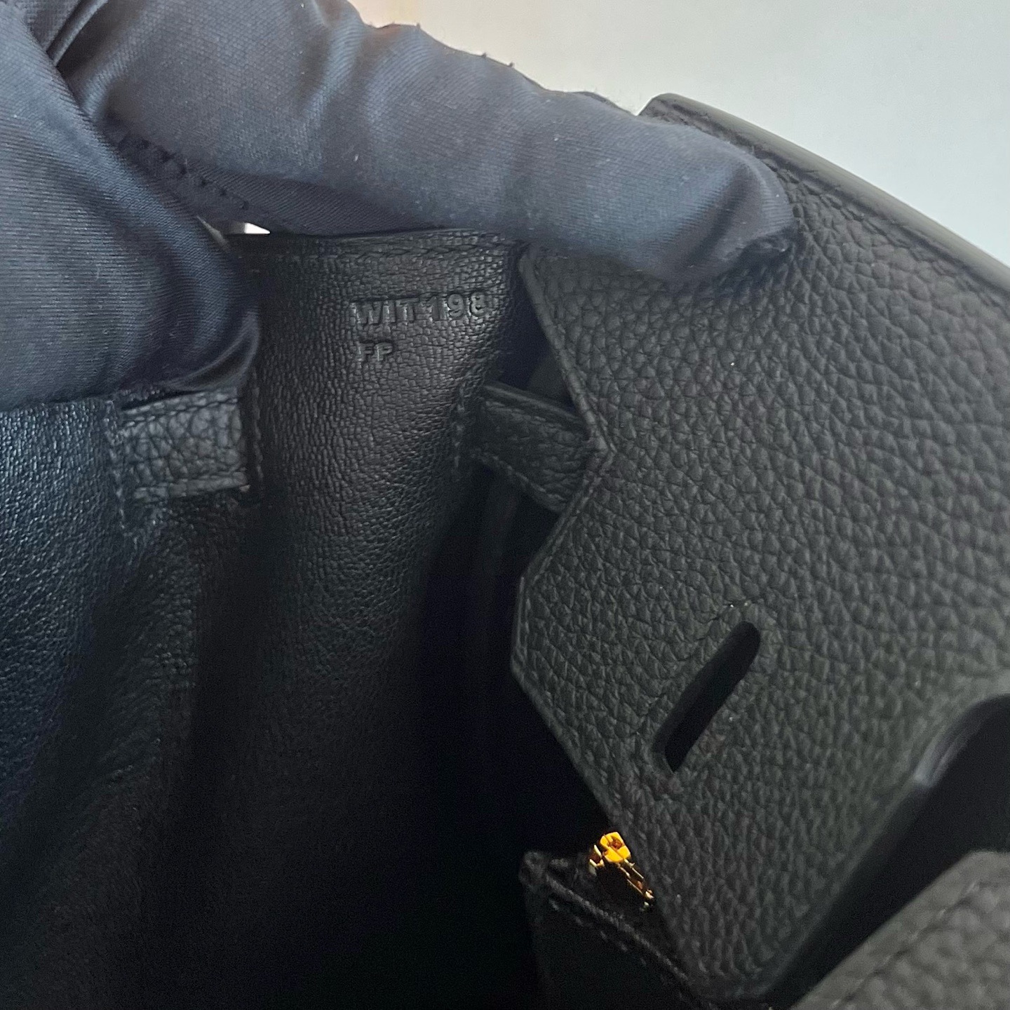 愛馬仕鉑金包25寸專櫃有賣嗎 Hermes Birkin 25 Togo 黑色Noir金色五金