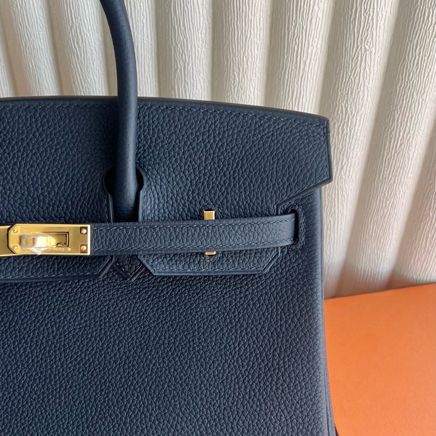 愛馬仕鉑金包25寸泰國專櫃價格 Hermes Birkin 25 Togo 2Z午夜藍Bleu Nuit金色五金