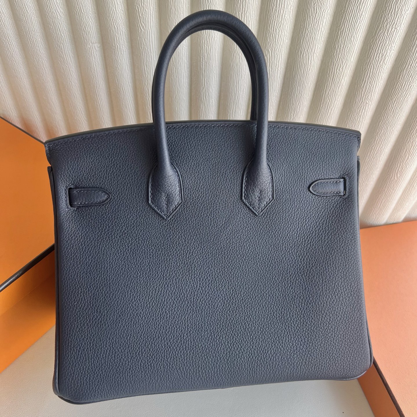 愛馬仕鉑金包25寸泰國專櫃價格 Hermes Birkin 25 Togo 2Z午夜藍Bleu Nuit金色五金