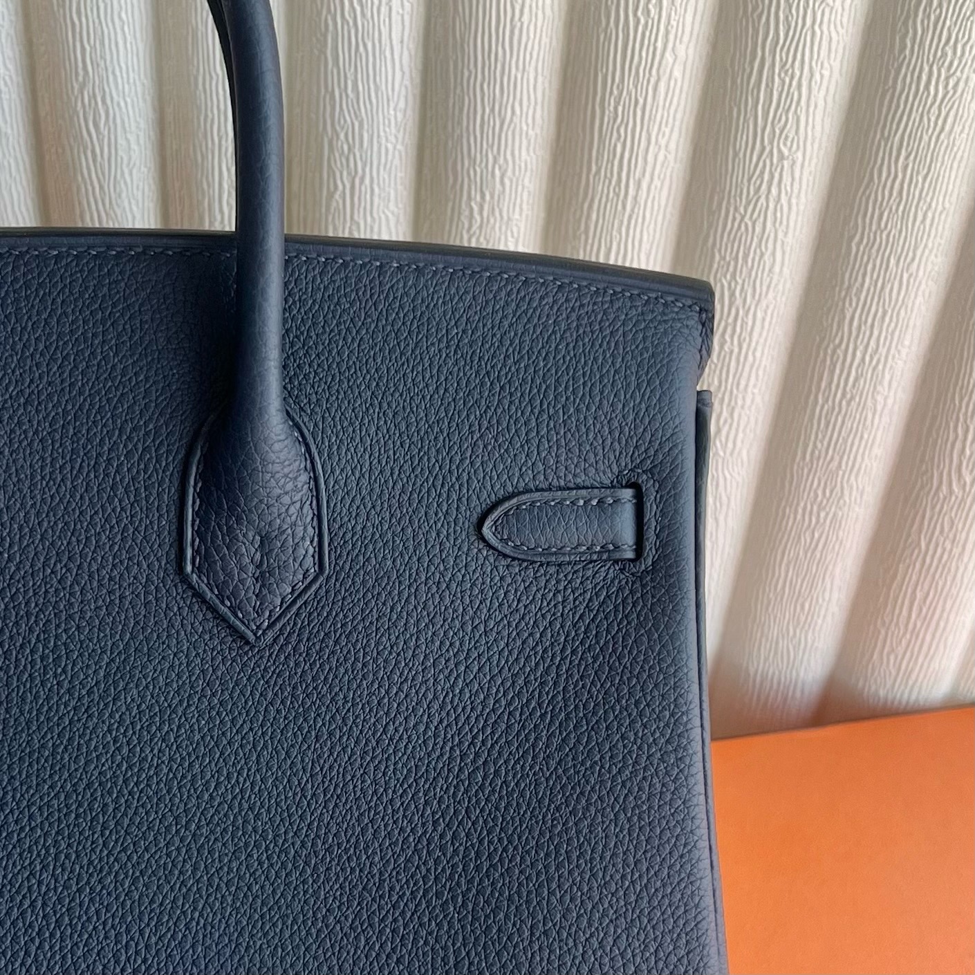 愛馬仕鉑金包25寸泰國專櫃價格 Hermes Birkin 25 Togo 2Z午夜藍Bleu Nuit金色五金