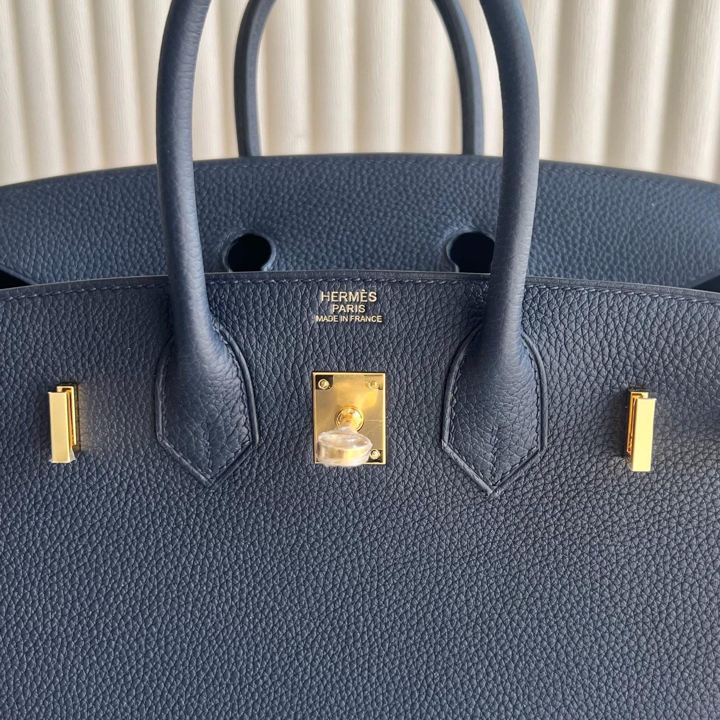 愛馬仕鉑金包25寸泰國專櫃價格 Hermes Birkin 25 Togo 2Z午夜藍Bleu Nuit金色五金