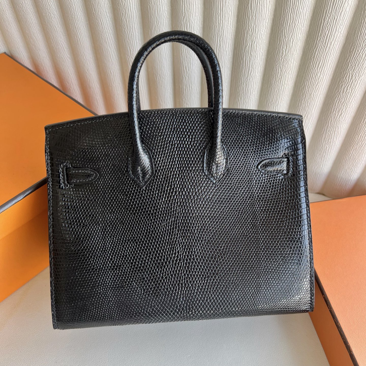 愛馬仕鉑金包泰國售價多少 Hermes Birkin 20 Sellier Lizard蜥蜴皮黑色Noir銀色五金