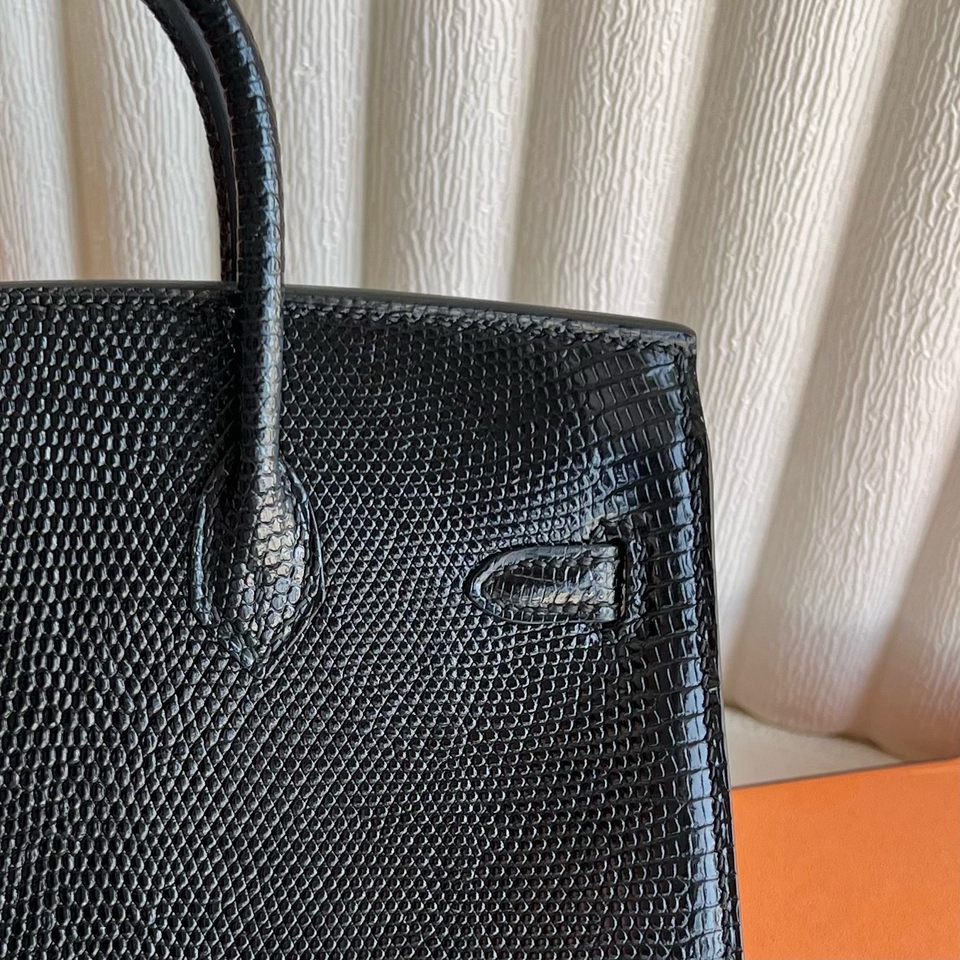 愛馬仕鉑金包泰國售價多少 Hermes Birkin 20 Sellier Lizard蜥蜴皮黑色Noir銀色五金
