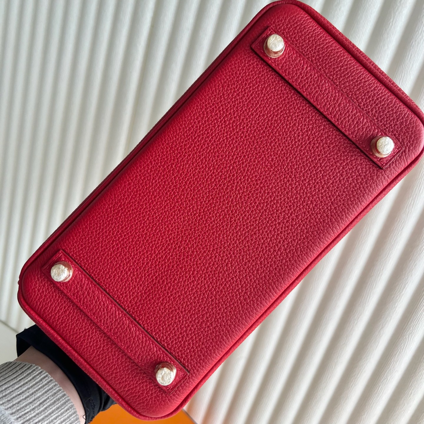 愛馬仕鉑金包配貨要配多少 Hermes Birkin 25 Touch Togo/霧面美洲鱷魚 Q5 Rouge Casaque國旗紅