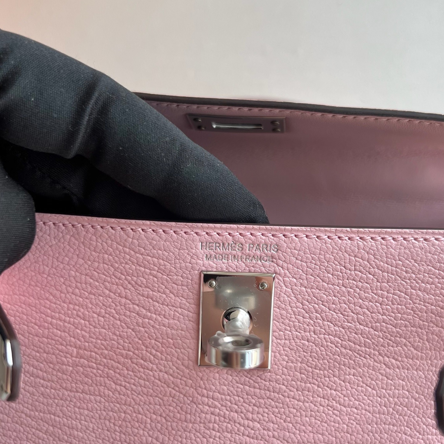 愛馬仕二代凱莉mini 香港價格多少錢 Hermes Kelly Mini Sellier Chever Rose Sakura櫻花粉