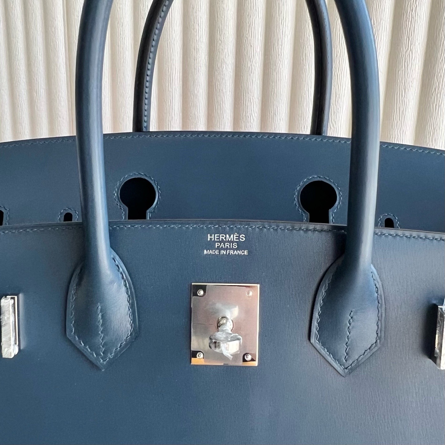 愛馬仕鉑金包價格及圖片Hermes Birkin 30 Box Bleu De Presse 普魯士藍