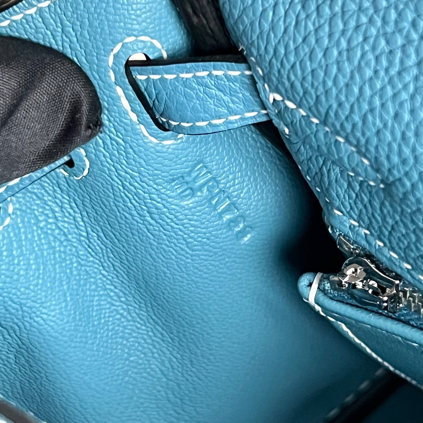 愛馬仕凱莉包包圖片Hermes Kelly Retourne 25 Togo New Bleu Jean 新牛仔藍