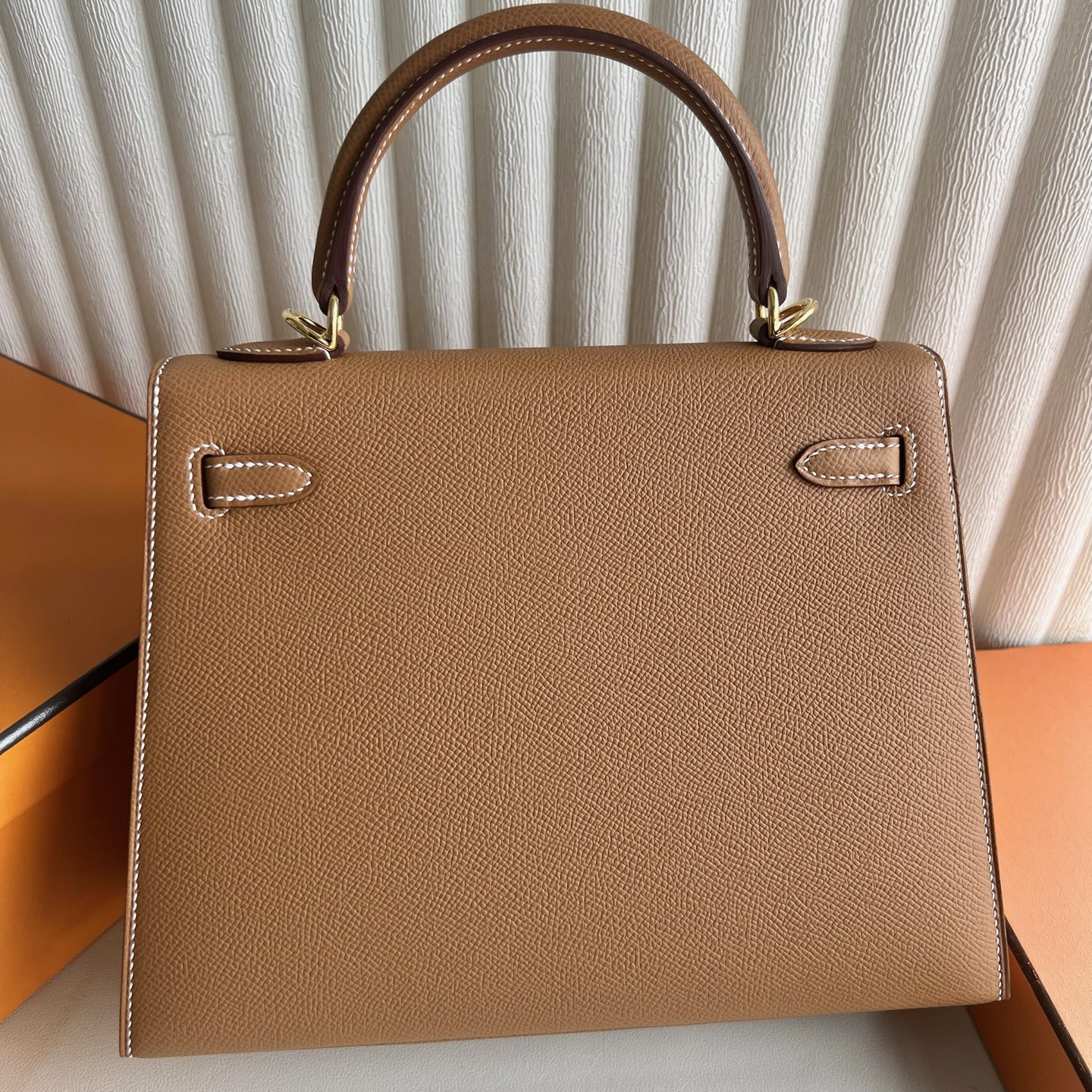 愛馬仕凱莉包包圖片及價格Hermes Kelly 25 Epsom Color 37 Gold金棕色 金色五金